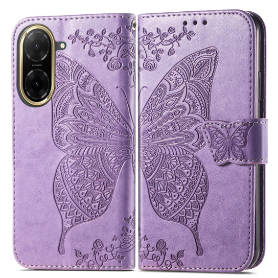 Klapkové puzdro pre Xiaomi Redmi A5, Butterfly, fialové