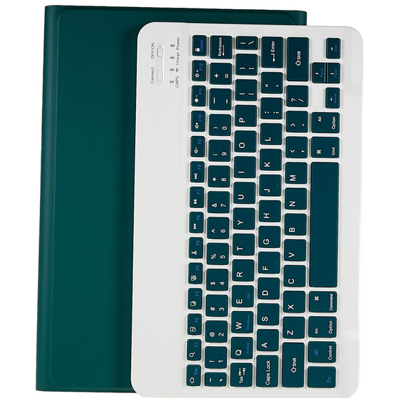 Puzdro + klávesnica Lenovo Tab M10 Plus Gen 3 TB-125F TB-128F, tmavozelené