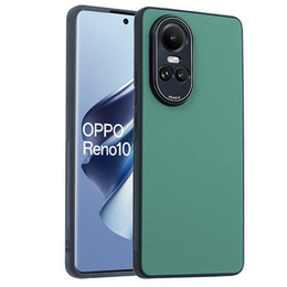 Kožené puzdro pre Oppo Reno 10 / 10 Pro, leather hybrid, zelený