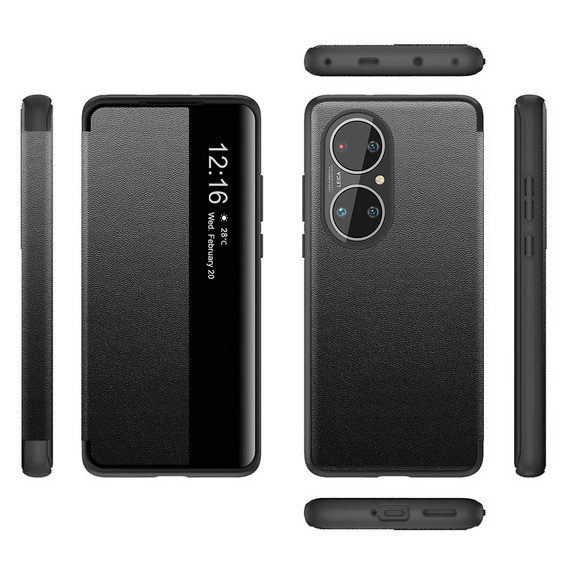 Flipové puzdro pre Huawei P50 Pro, Side View, modré