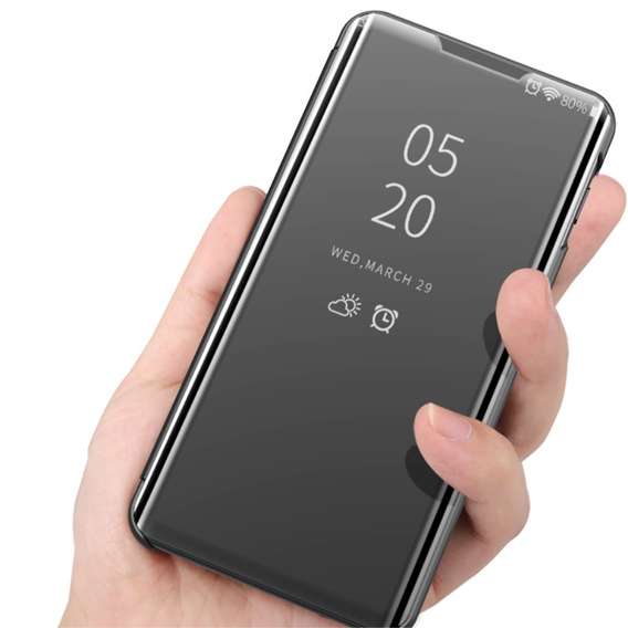 Obal na mobil pre Oppo A16 / A16s / A54s, Clear View, čierne