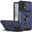 Obal na mobil pre Motorola Moto E14, CamShield Slide, modré