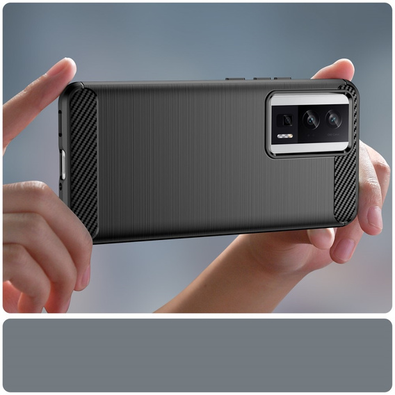 Obal na mobil pre Poco F5 Pro 5G, Carbon, čierne