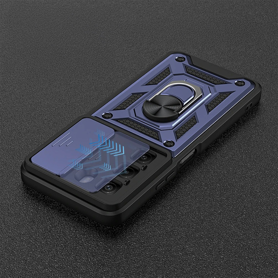Obal na mobil pre Infinix Hot 50 Pro+ 4G, CamShield Slide, modré