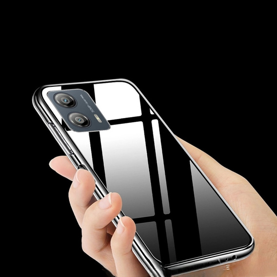 Puzdro MOFI pre Motorola Moto G53 5G, tenké, priehľadné
