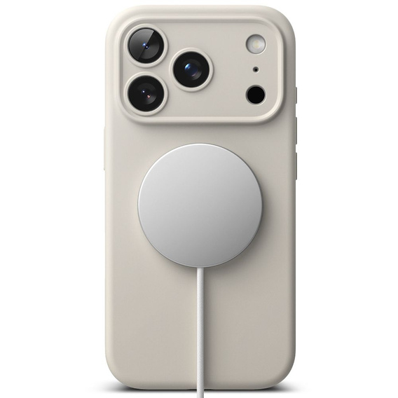 Puzdro Ringke pre iPhone 17 Pro Max, silikónové magnetické puzdro MagSafe, kameň
