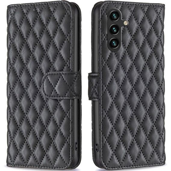 Klapkové puzdro pre Samsung Galaxy A15, Wallet, BINFEN COLOR, čierne