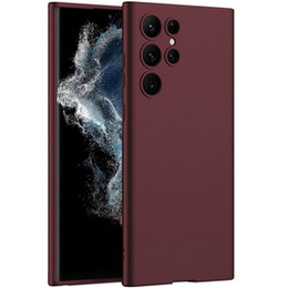 Obal na mobil pre Samsung Galaxy S24 Ultra, GKK Slim CamShield, bordové