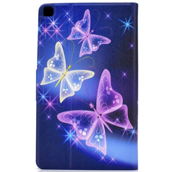 Obal na mobil pre Samsung Galaxy Tab A7 10.4 2020 T500 T505, butterflies, fialové