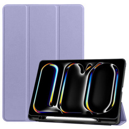 Puzdro pre iPad Pro 11 2024, Smartcase s priestorom pre stylus, fialové