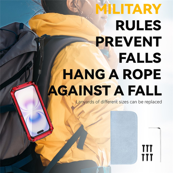 Puzdro R-JUST s podstavcom a integrovaným sklom pre iPhone 17