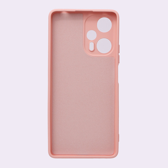Obal na mobil pre Xiaomi Poco F5, Silicone Lite, ružové