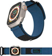 Nylonový opasok ERBORD pre Apple Watch 1/2/3/4/5/6/7/8/SE/ULTRA 42/44/45/49mm, modrý