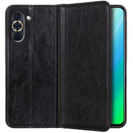 Flipové puzdro pre Huawei Nova 10 Pro 4G, Split Leather, čierne