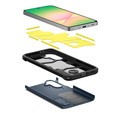 Puzdro Spigen pre Samsung Galaxy A56 5G, Tough Armor Mag MagSafe, tmavomodré + tvrdené sklo 9H