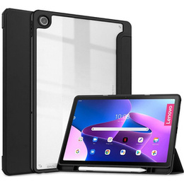 Puzdro pre Lenovo Tab M10 Plus 10.6 Gen 3 TB-125F TB-128F, Smartcase Hybrid, so slotom na stylus, čierne