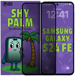 Tmavé sklo na ochranu súkromia Shy Palm pre Samsung Galaxy S24 FE