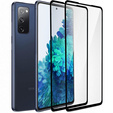 2x tvrdené sklo pre Samsung Galaxy S20 FE, ERBORD 3D pre celý displej