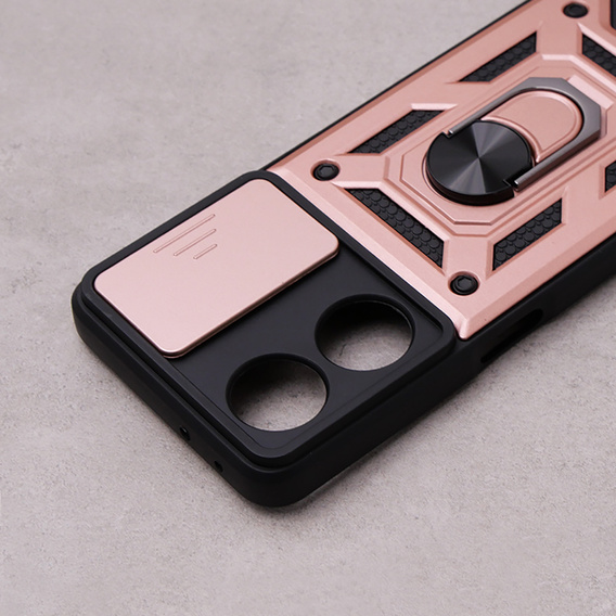 Obal na mobil pre Oppo A98 5G, CamShield Slide, ružové rose gold