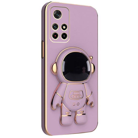 Obal na mobil pre Xiaomi Redmi Note 11 Pro 4G / 5G, Astronaut, fialové