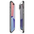 Puzdro Spigen pre iPhone 15, Ultra Hybrid, priehľadné + tvrdené sklo 9H