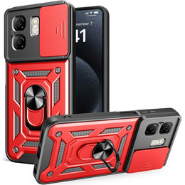 Obal na mobil pre Infinix Hot 50i 4G, CamShield Slide, červené