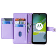 Klapkové puzdro pre Motorola Edge 40 Neo, Wallet Zipper Pocket, fialové