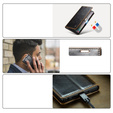 CASEME flipové puzdro pre Samsung Galaxy Note 10 Plus, Waxy Textured, káva