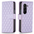 Klapkové puzdro pre Samsung Galaxy Z Fold6 5G, Wallet, BINFEN COLOR, fialové