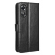 Klapkové puzdro pre Oppo A17, Crazy Horse Wallet, čierne