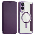 Klapkové puzdro pre Samsung Galaxy S25 Edge, RFID Wallet MagSafe CamShield, fialové