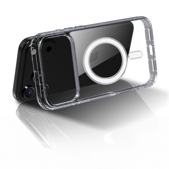 Magnetické puzdro TPU + akryl pre iPhone 17 Pro (kompatibilné s MagSafe)