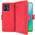 Klapkové puzdro pre Motorola Moto G84 5G, Card Slot, červené
