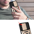 Obal na mobil pre Samsung Galaxy S21 FE, CamShield Slide, zlaté