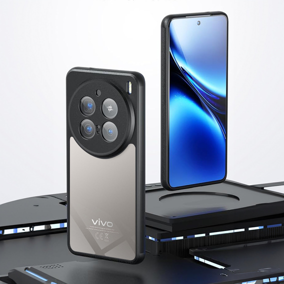 Obal na mobil pre Vivo X200 Pro 5G, Fusion Hybrid, priehľadné
