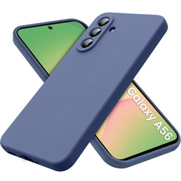 Obal na mobil pre Samsung Galaxy A56 5G, Silicone Lite, tmavomodré