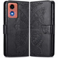 Klapkové puzdro pre Motorola Moto E14, Butterfly, čierne