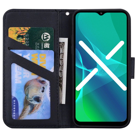 Klapkové puzdro pre Xiaomi Redmi Note 8 Pro, Wallet Panda, čierne