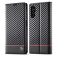 Flipové puzdro pre Samsung Galaxy A35 5G, Carbon LC.IMEEKE, čierne