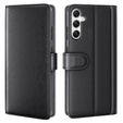 Flipové puzdro pre Samsung Galaxy A35 5G, Split Leather, čierne
