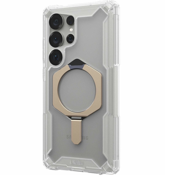 Puzdro Urban Armor Gear pre Galaxy S25 Ultra, Plasma XTE MagSafe Kickstand, priehľadné / sivé