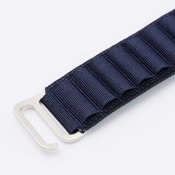 Nylonový remienok pre Apple Watch 1/2/3/4/5/6/7/8/SE/ULTRA 42/44/45/49 mm, námornícky modrý