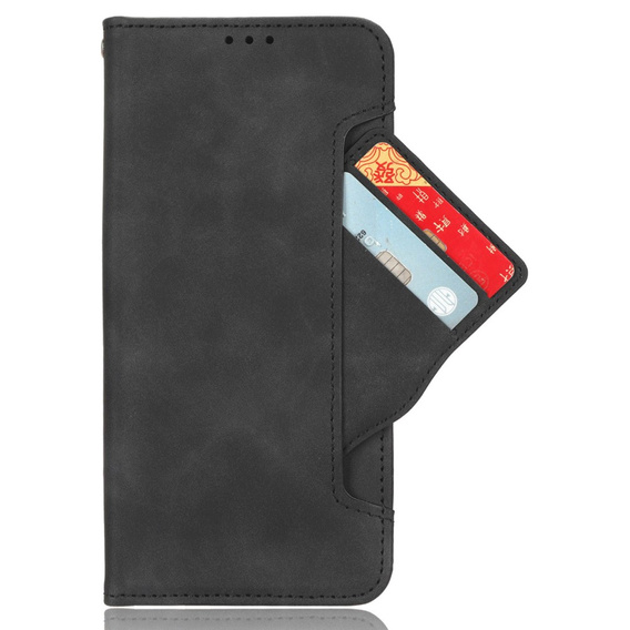 Klapkové puzdro pre Xiaomi Poco F7 Ultra, Card Slot, čierne