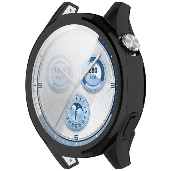 Puzdro 2v1 s ochranou displeja pre Huawei Watch GT 5 46mm, čierne