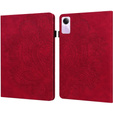 Puzdro s chlopňou pre Xiaomi Redmi Pad SE 11", flower, červené