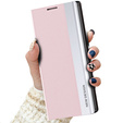 Klapkové puzdro pre Xiaomi 12T / 12T Pro, Side Magnetic, ružové