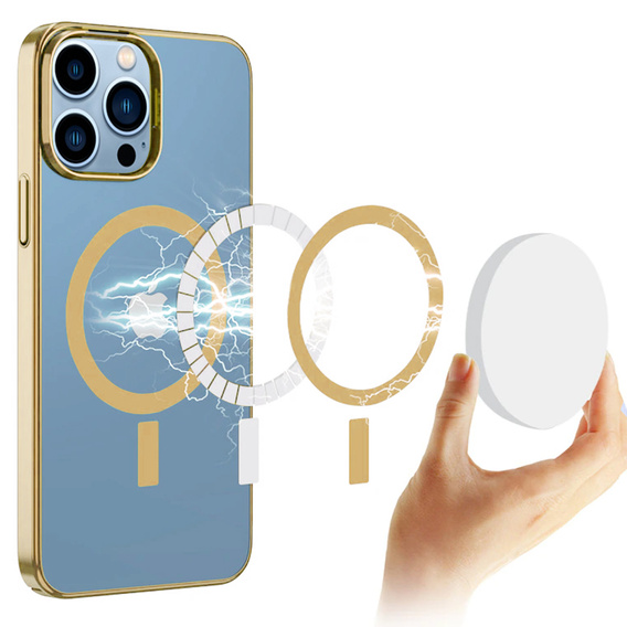 Obal na mobil pre iPhone 13 Pro, ERBORD Hybrid MagSafe Case, modré