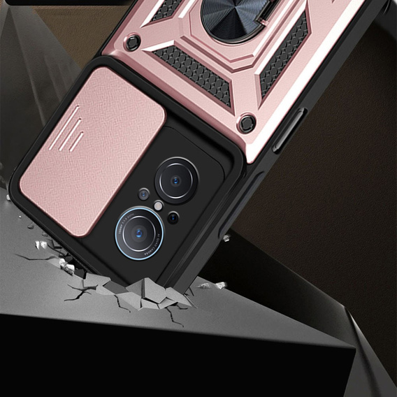 Obal na mobil pre Huawei Nova 9 SE, CamShield Slide, ružové rose gold