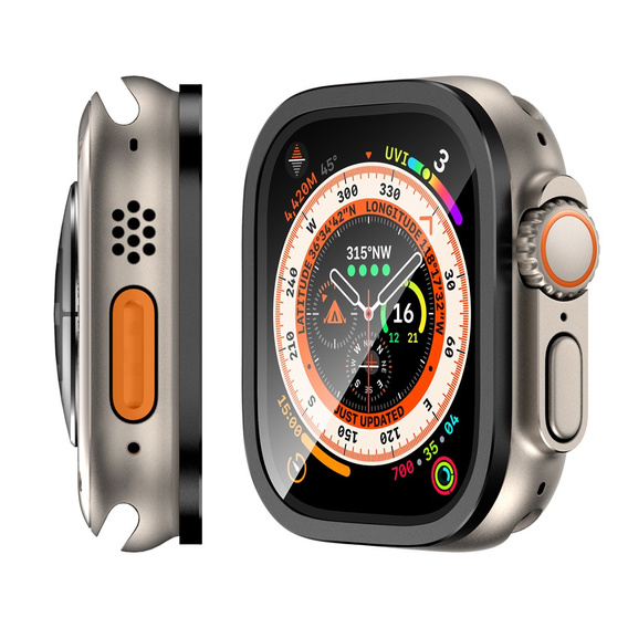 Ochranný rám s tvrdeným sklom pre Apple Watch Ultra 1/2/3 49 mm