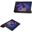 Puzdro pre Samsung Galaxy Tab A8 10.5 SM-X200 SM-X205, Smartcase, bordové